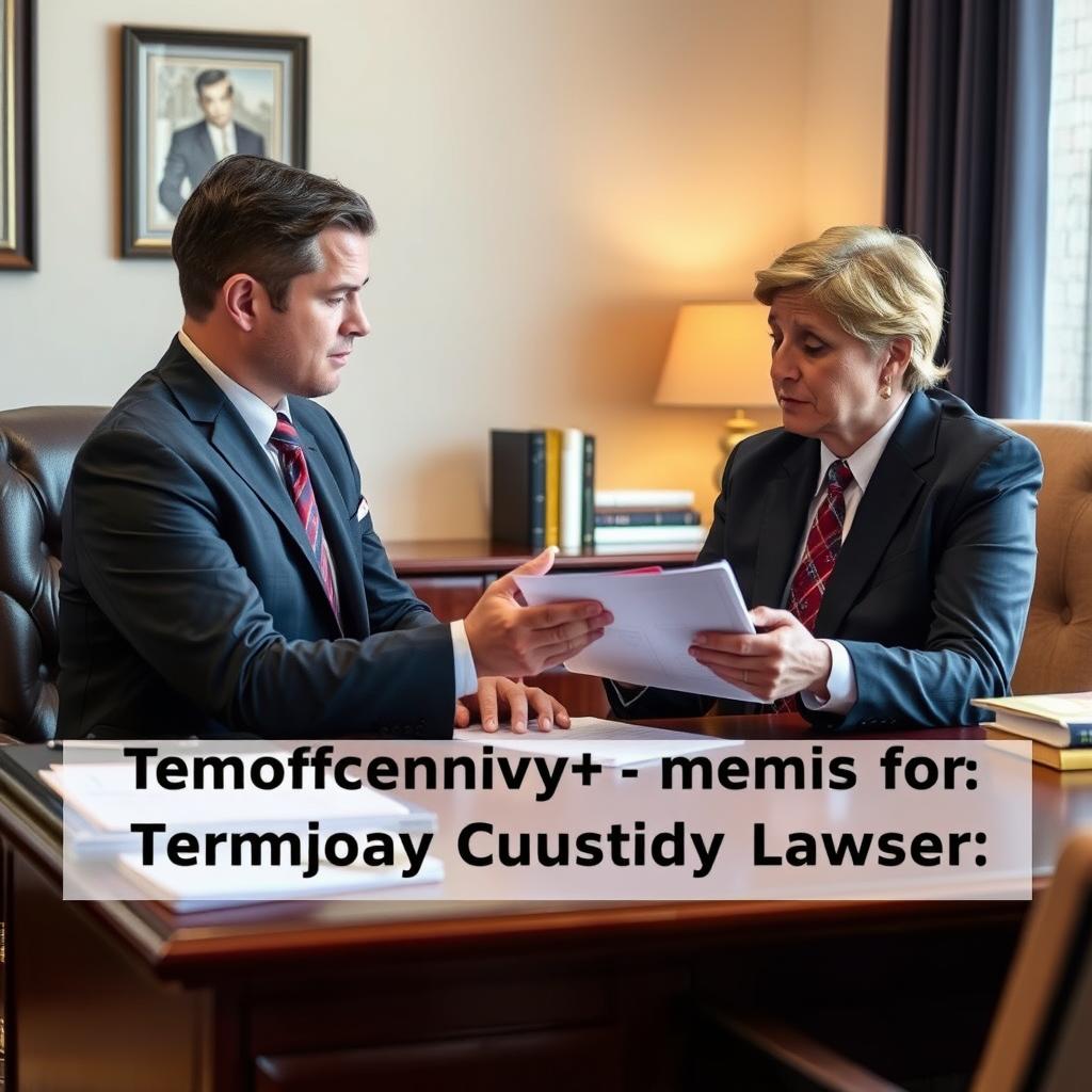 Temporary Custody Lawyer Prince George County